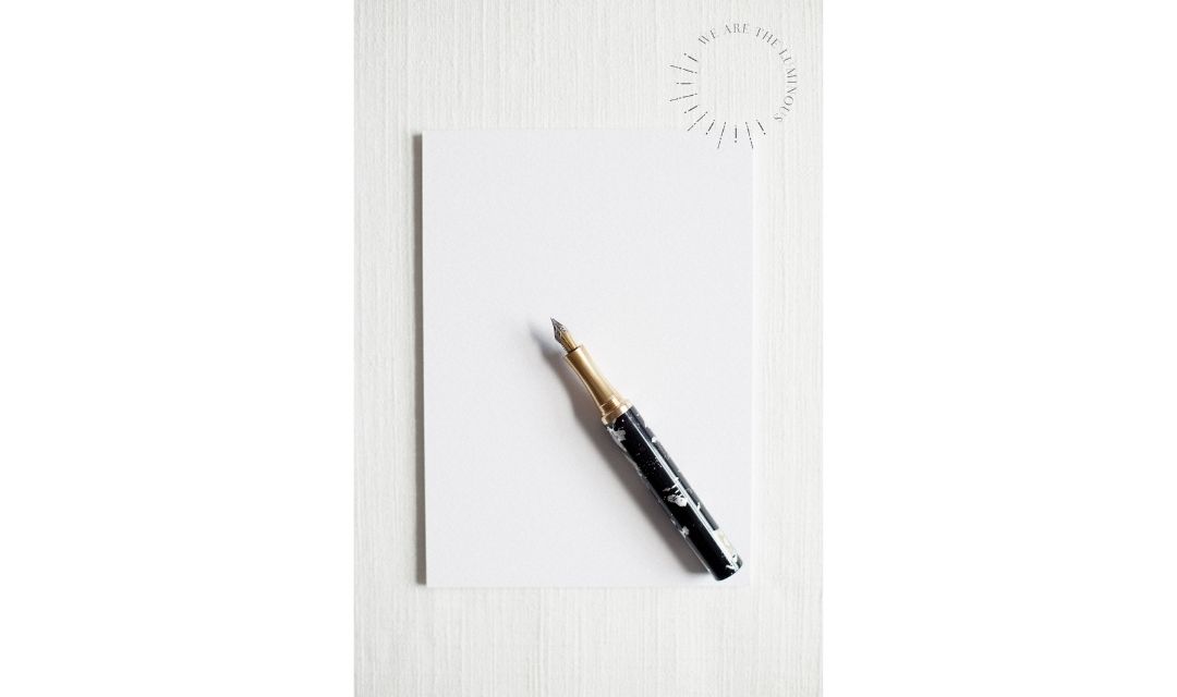 black and gold fountain pen