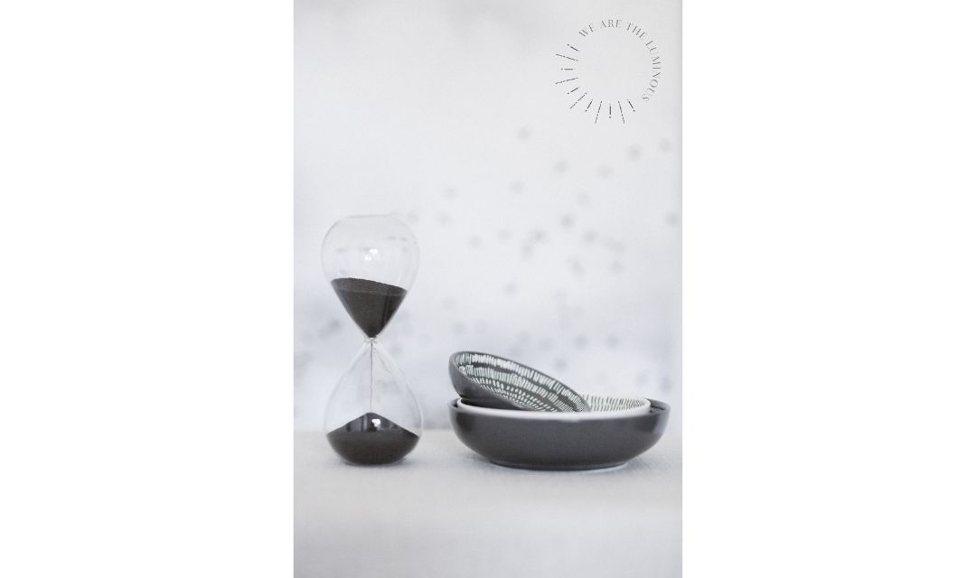 sand timer stock photo
