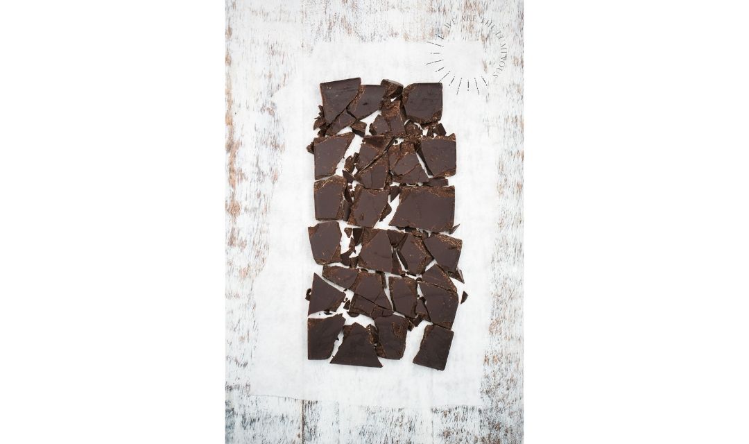 dark chocolate stock photo