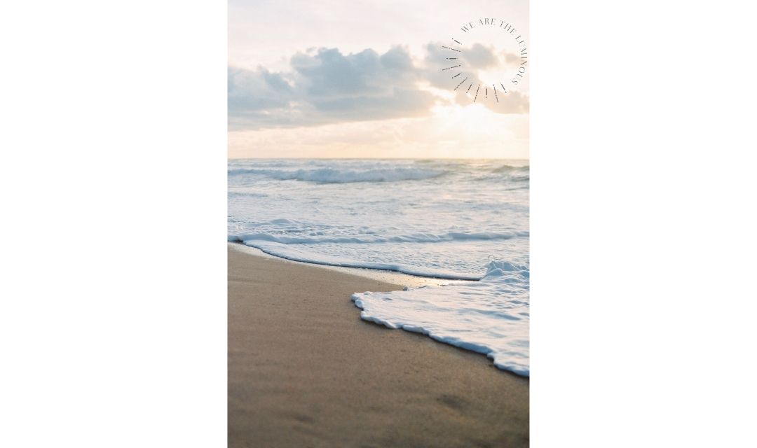 waves on sand stock phtoography