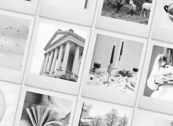 Black and white styled stock photography