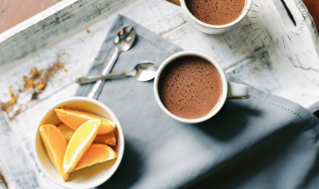hot chocolate stock photo