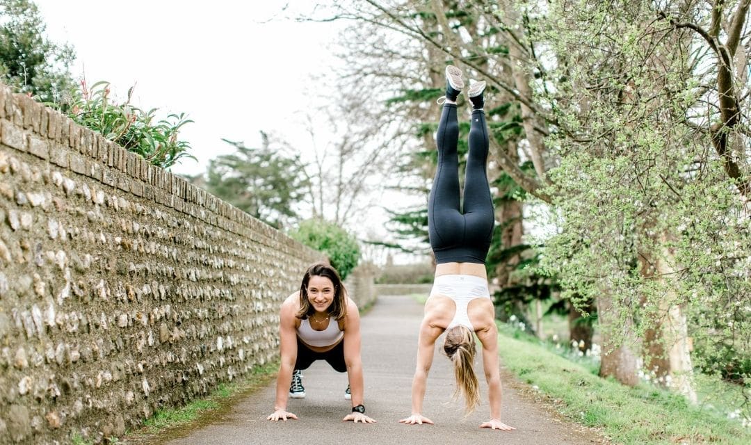 women exercising stock photography