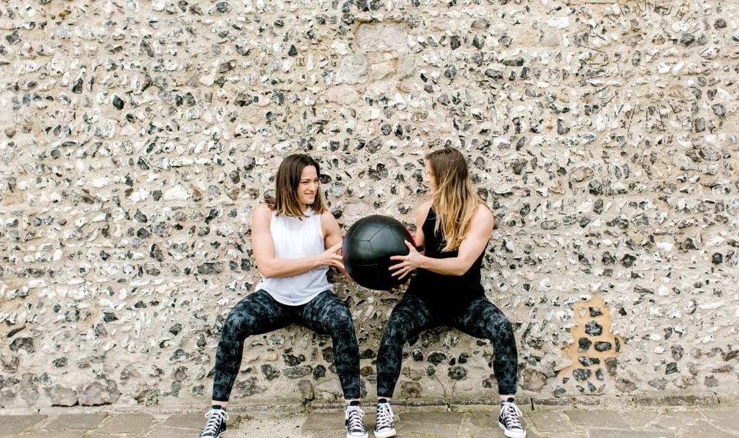 women exercising stock photography