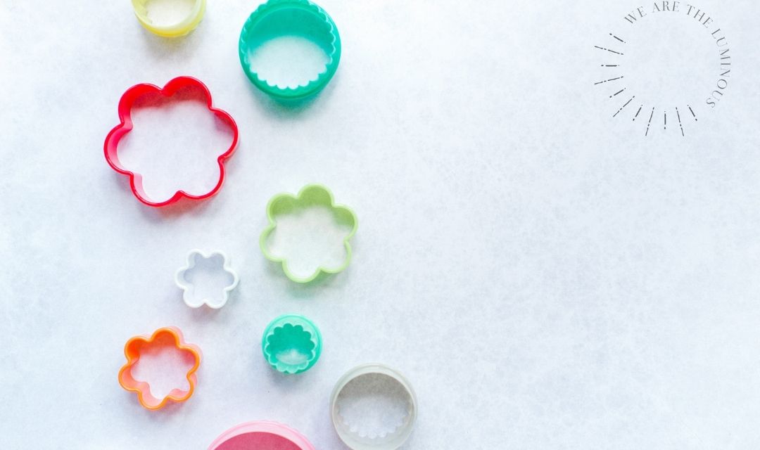 Children's rainbow cookie cutters