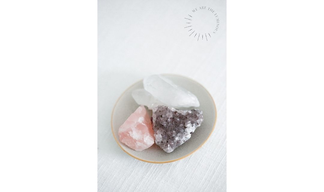 crystals in bowl