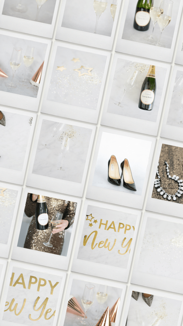 New Years Eve styled stock photography