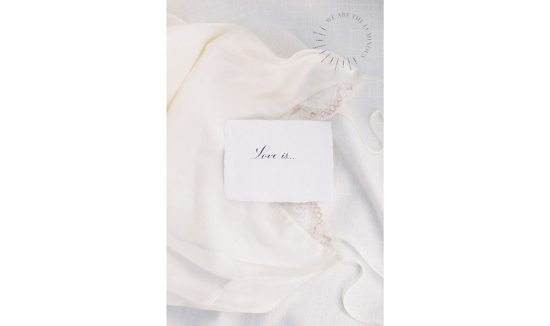 silk camisole with love quote
