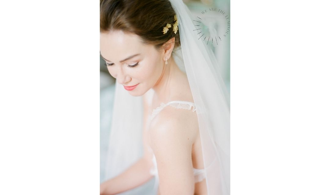 a bride in veil