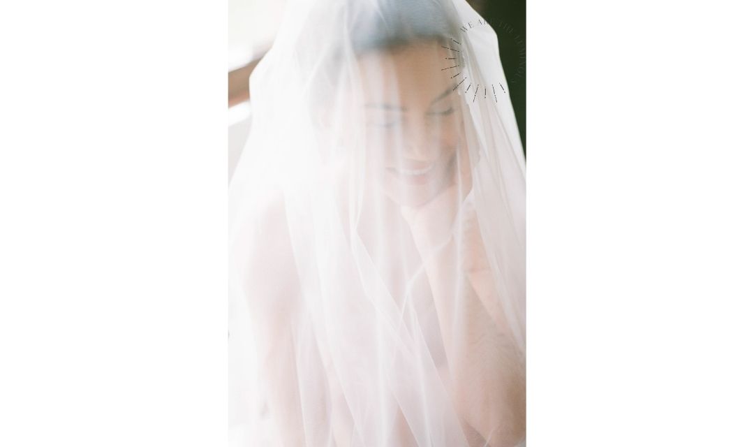 bride under veil