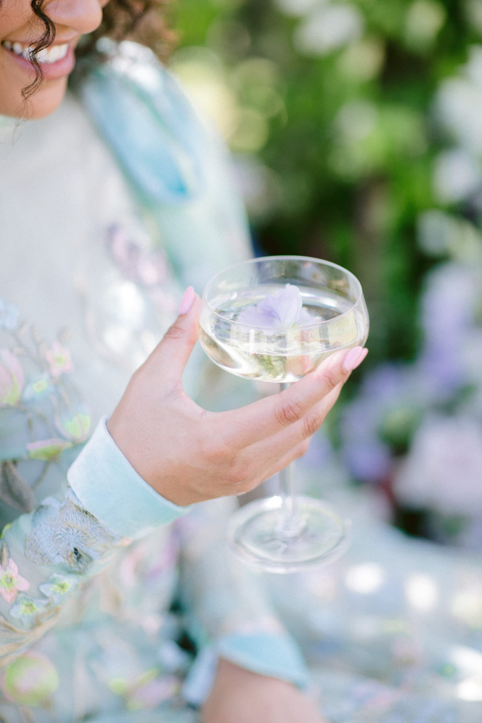 glass of champagne